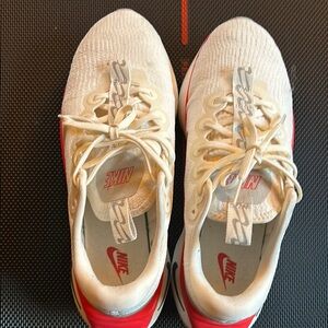 Nike Women's Athletic Shoes - White and Red